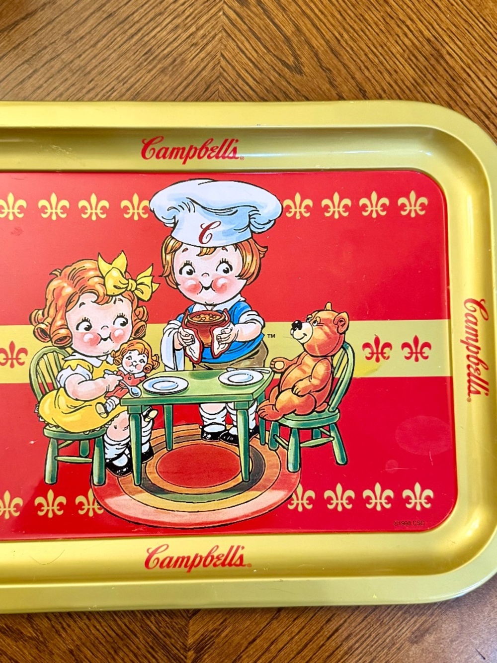 Campbell kids tin tray